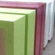 Laque sur lot de meubles en ferraille
